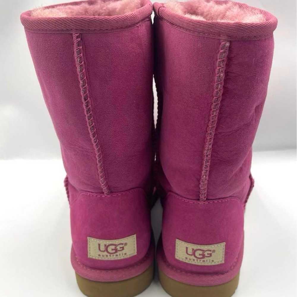 UGG Classic Short Sheepskin Boots Chestnut 24cm - image 3