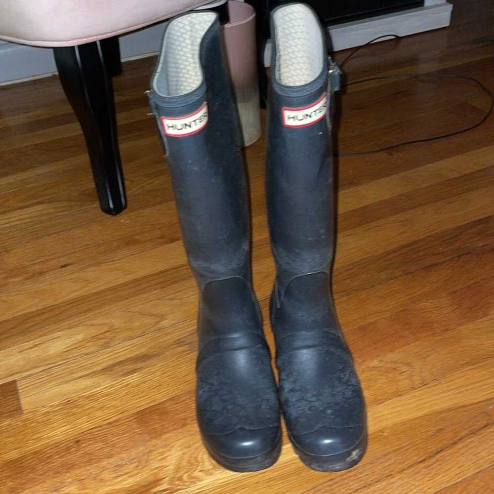 womens rain boots size 7 - image 3