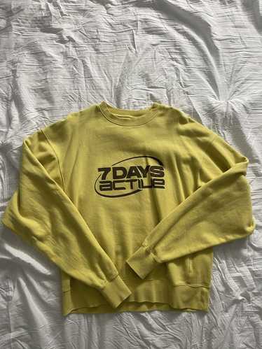 7 Days Active 7 Days Active Yellow Sweatshirt