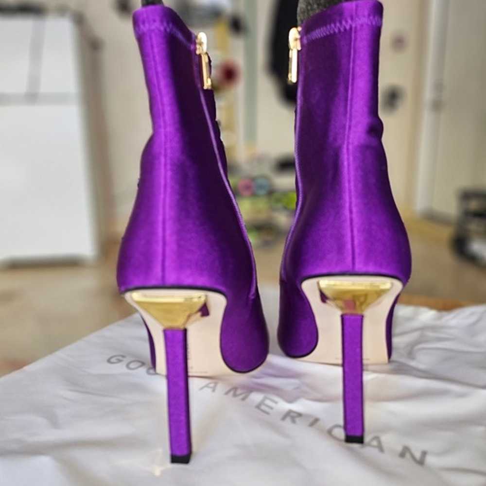 Purple Ankle Boots - image 4