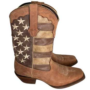 Durango Crush 12" Distressed Flag Western Boot Si… - image 1