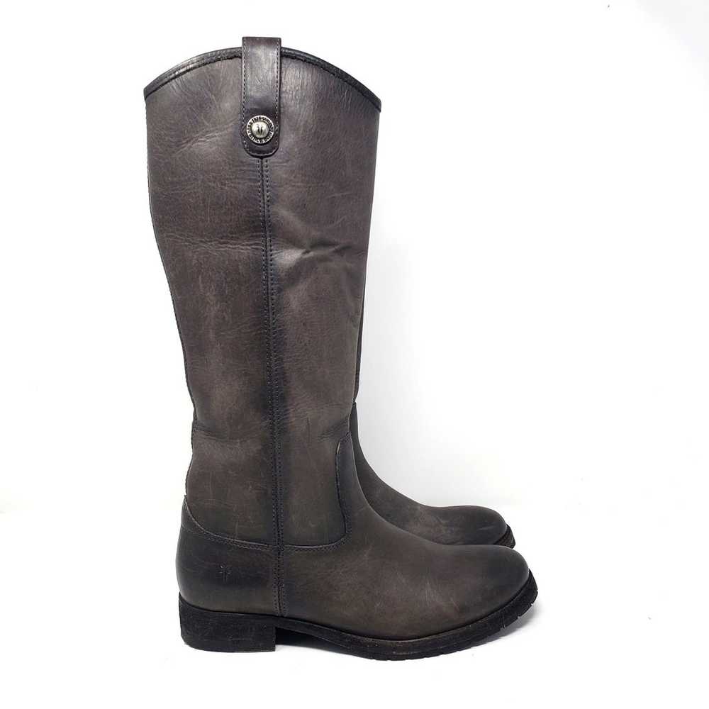 Frye Melissa Double Sole Button Lug Tall Boots Sm… - image 3