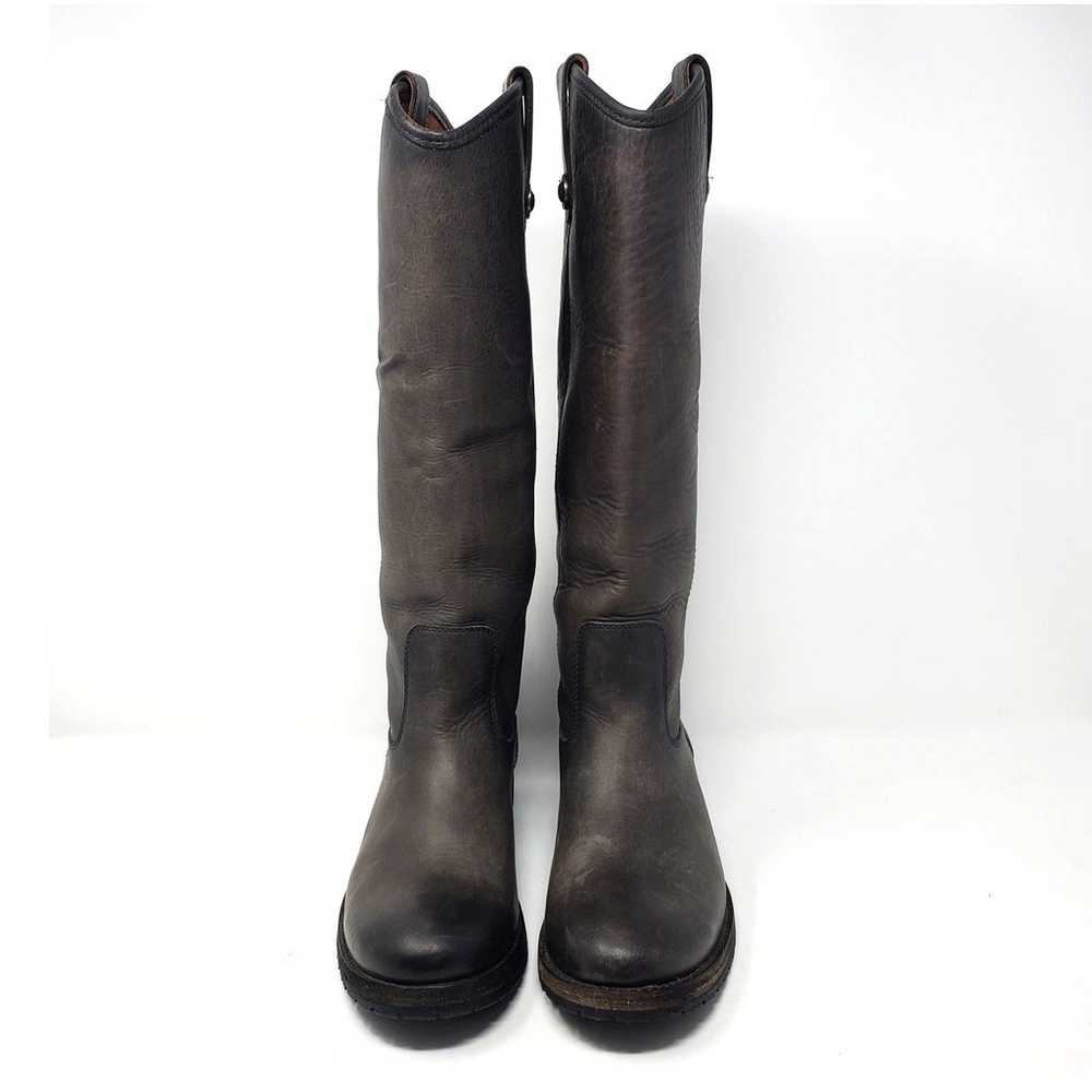 Frye Melissa Double Sole Button Lug Tall Boots Sm… - image 4