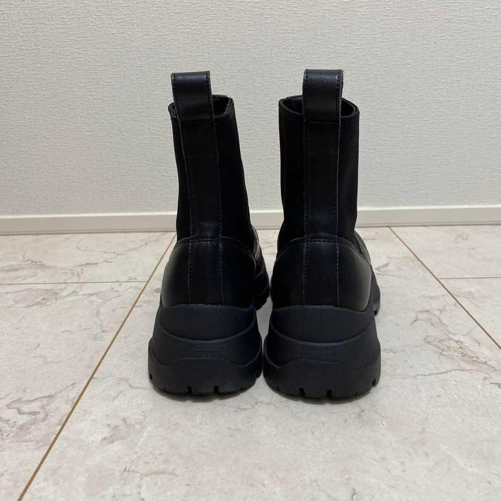 BLACK BY MOUSSY side gore boots 36 Black - image 3