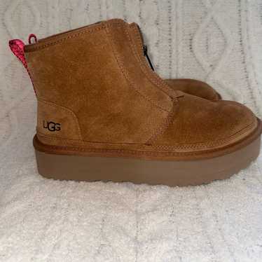 ugg neumel platform zip boot