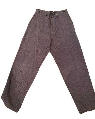 パンツ RRL STRIPED WOOL TROUSERS RRL Striped Wool-Blend Officer's Pant