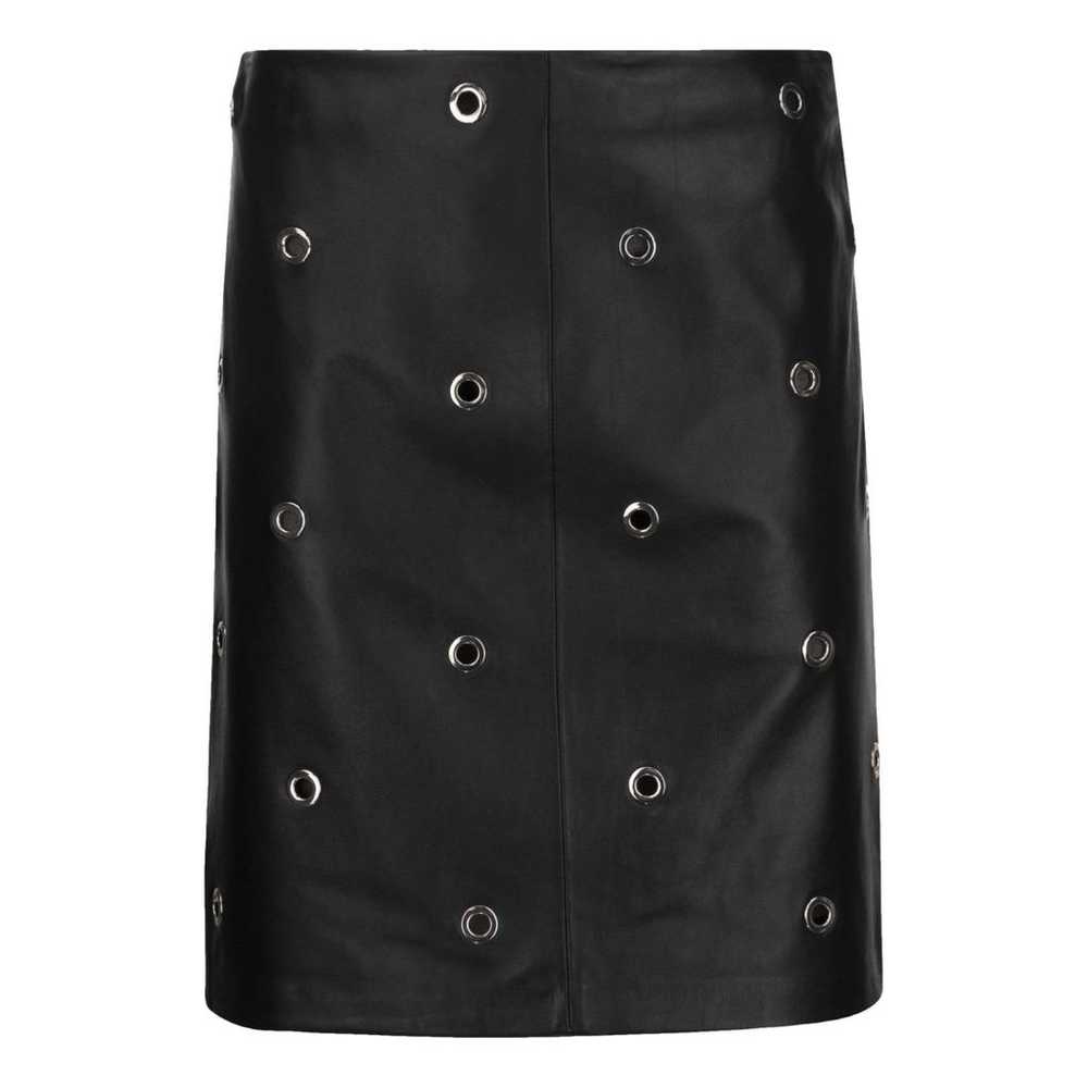 Max Mara Leather mini skirt - image 1