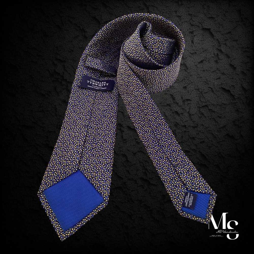 Charles Tyrwhitt CHARLES TYRWHITT XL Blue Gold Ge… - image 2