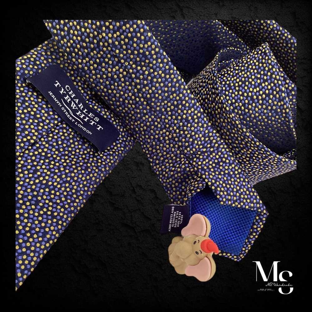 Charles Tyrwhitt CHARLES TYRWHITT XL Blue Gold Ge… - image 4