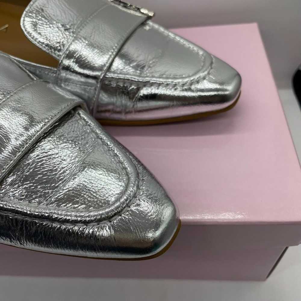 ▼DIANA Silver Flat Shoes Pumps with Box 23cm - image 4