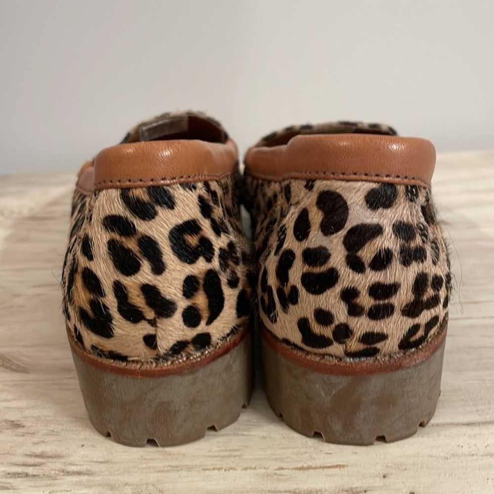 Sperry Calf Hair Leopard Print Top Sider loafers - image 3