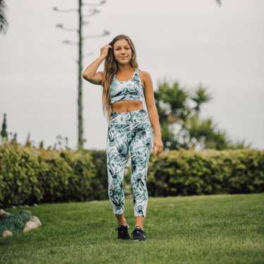 Senita Athletics Ava Capris - Palm Green - image 1