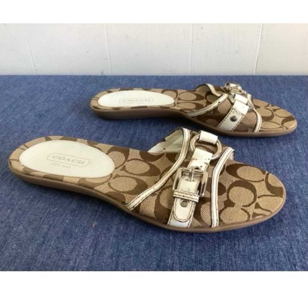 Coach Vintage Signature Sandals Size 7 - image 2