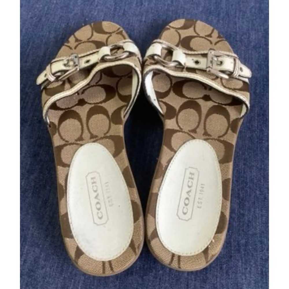 Coach Vintage Signature Sandals Size 7 - image 4