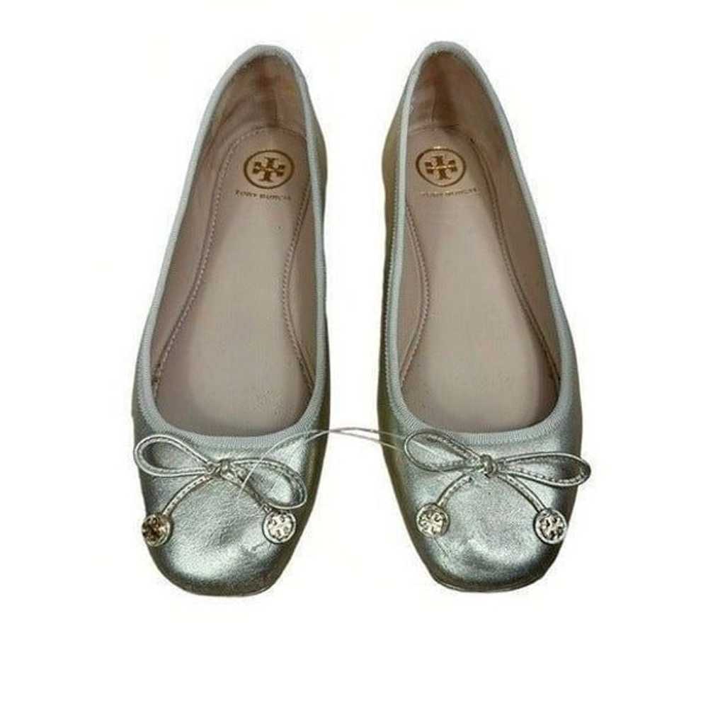 Tory Burch Laila Driver Gold Metallic Ballet Flats - image 3