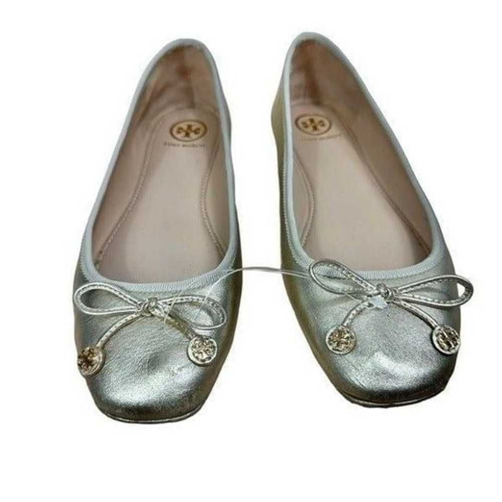 Tory Burch Laila Driver Gold Metallic Ballet Flats - image 6