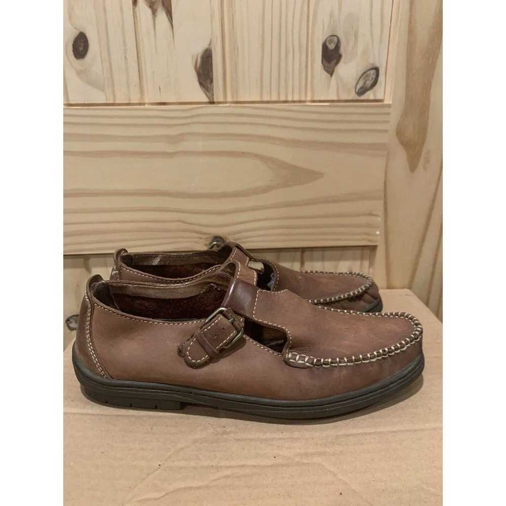 Women's Hush Puppies Moccasin Size 11M Brown T St… - image 3