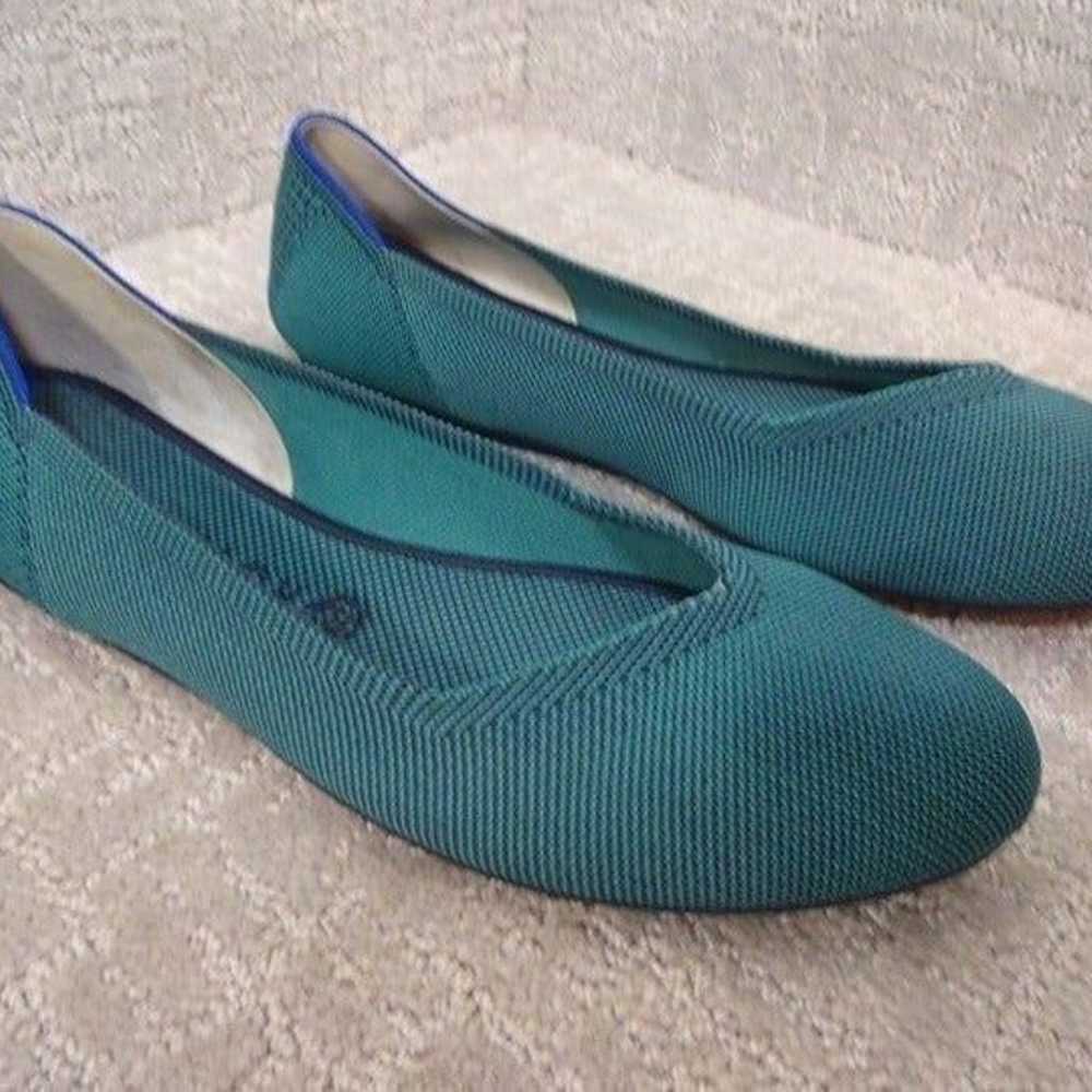 Rothys The Flat Women's Size 10.5 US Emerald Gree… - image 10