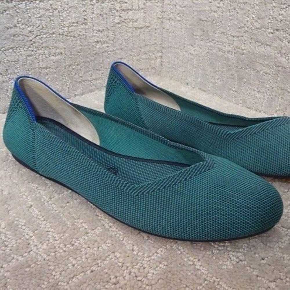 Rothys The Flat Women's Size 10.5 US Emerald Gree… - image 1