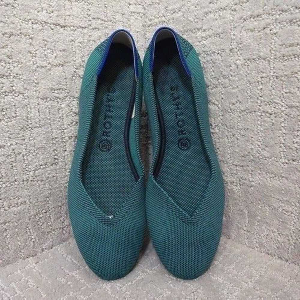 Rothys The Flat Women's Size 10.5 US Emerald Gree… - image 2