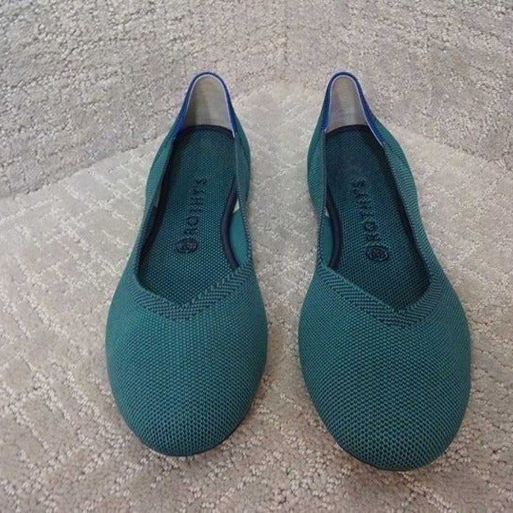 Rothys The Flat Women's Size 10.5 US Emerald Gree… - image 3