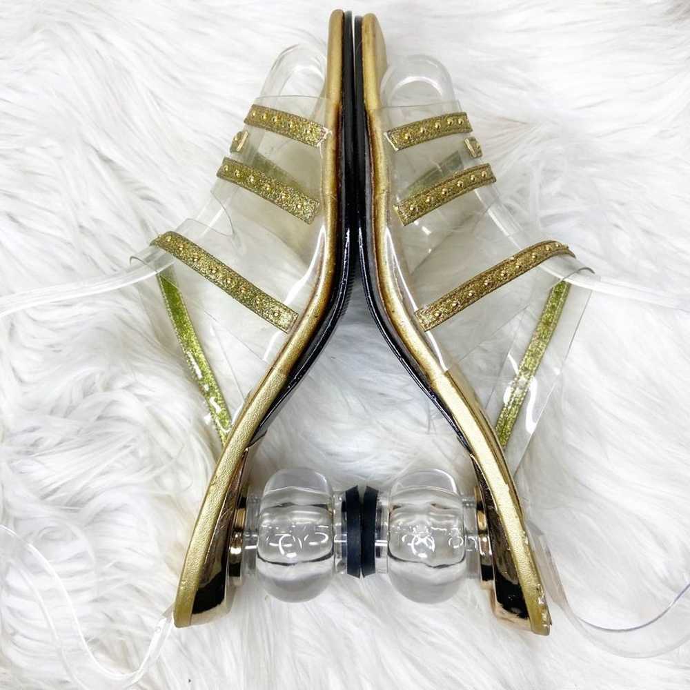 Vintage Renica Lisa Lucite Heel Sandals - image 3