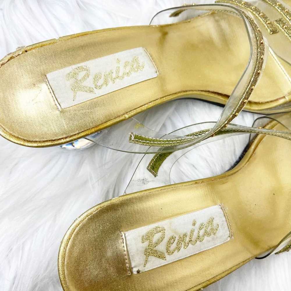 Vintage Renica Lisa Lucite Heel Sandals - image 6