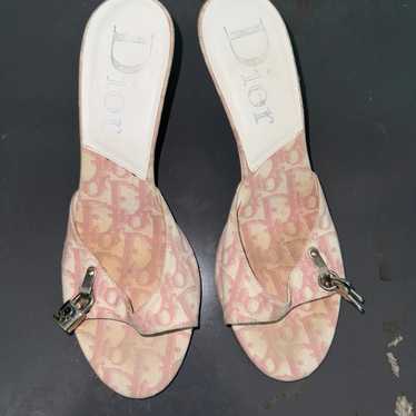 Dior key and lock vintage heels