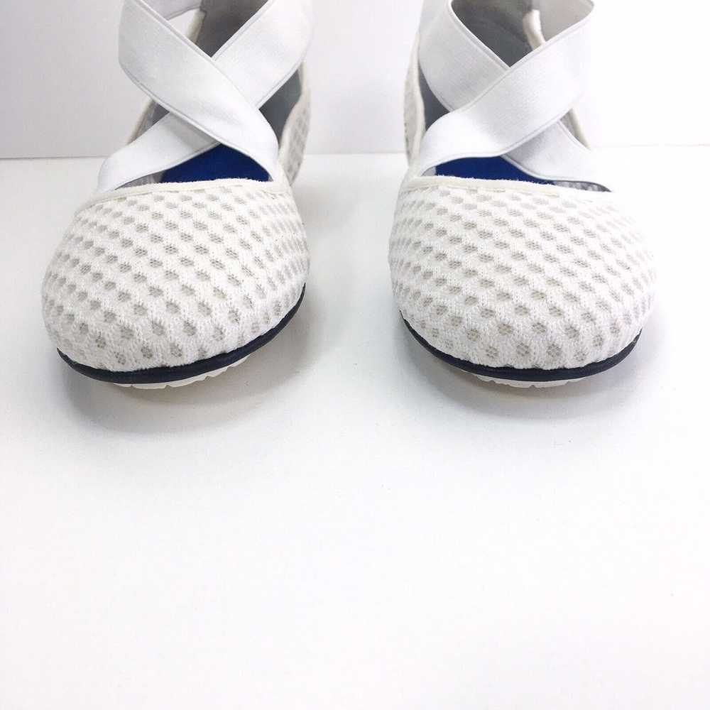 Tory Burch Women 8 Tory Sport White Mesh Ballet F… - image 3