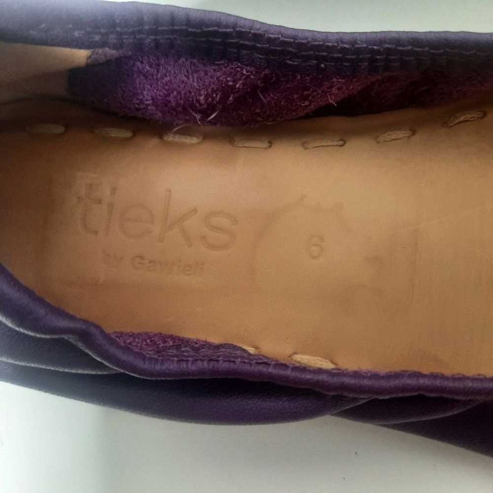 Tieks Lilac Ballet Flats Leather Size 6 - image 7