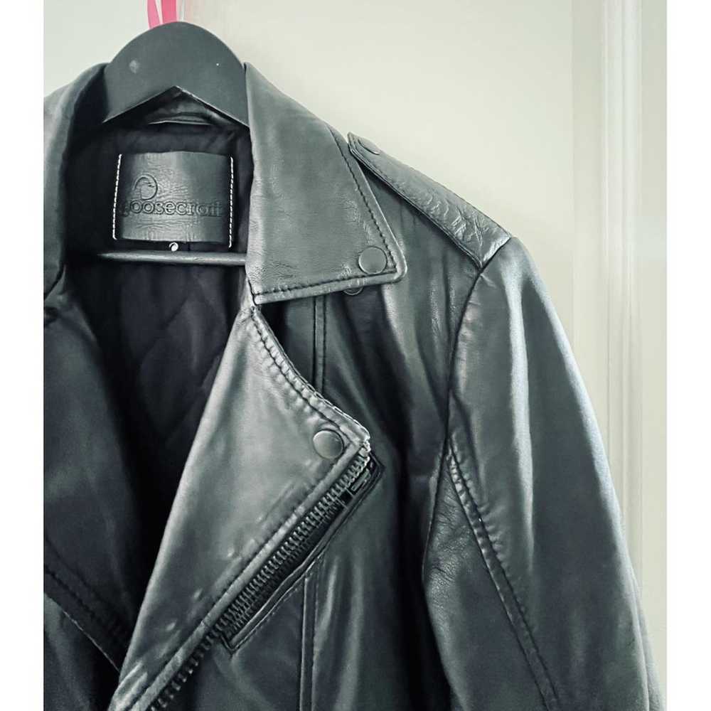 Goosecraft Leather biker jacket - image 2