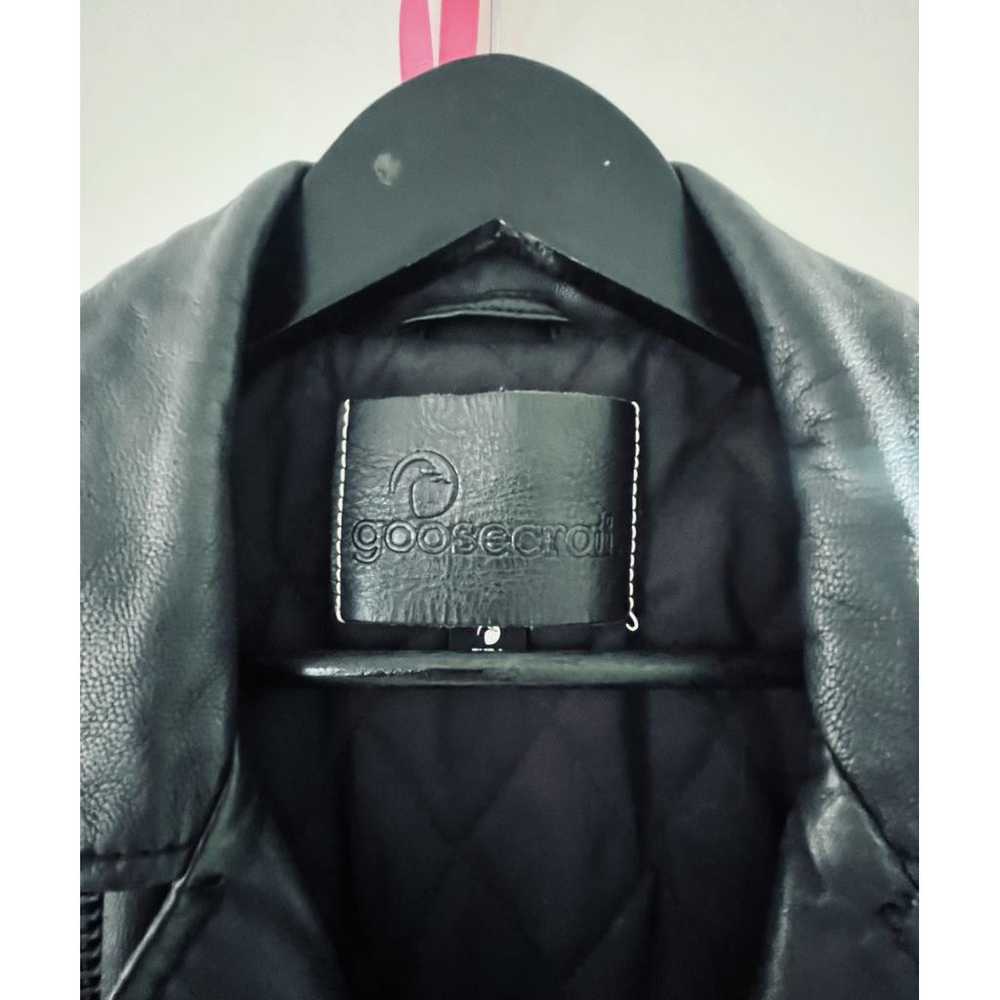 Goosecraft Leather biker jacket - image 3