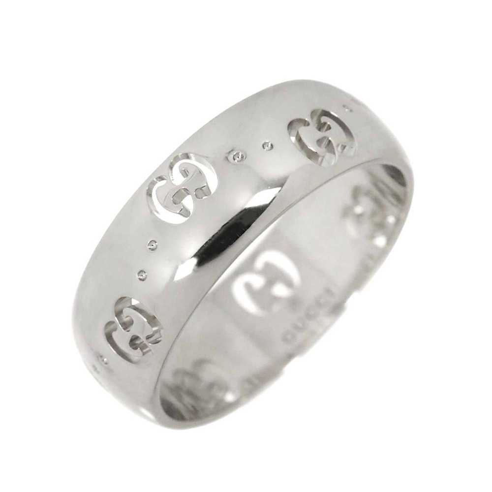 Gucci Gucci Icon #10 Ring, K18 WG White Gold 750,… - image 1