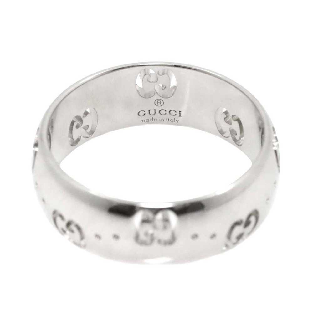 Gucci Gucci Icon #10 Ring, K18 WG White Gold 750,… - image 4