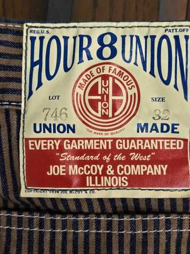 THE REAL M cCOY’sネルシャツ(XL) 8HOUR UNION The Real McCoy's 8 HOUR UNION CHAMBRAY WORK SHIRT - RED