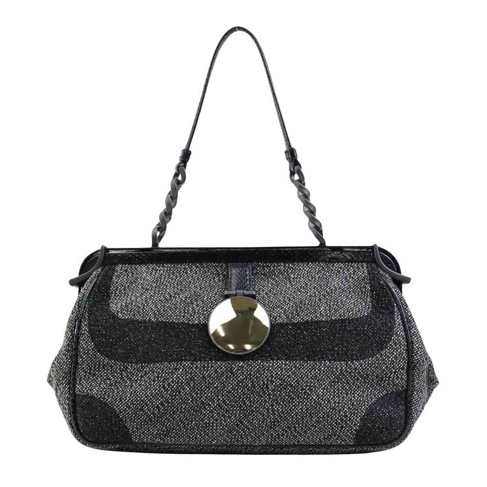 Bottega Veneta Black Canvas Handbag (Pre-Owned) - image 1