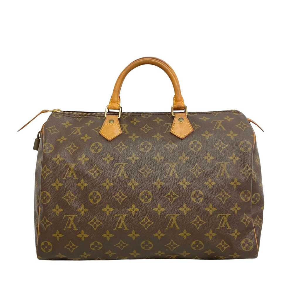 Louis Vuitton Speedy 35 Brown Canvas Handbag (Pre… - image 1