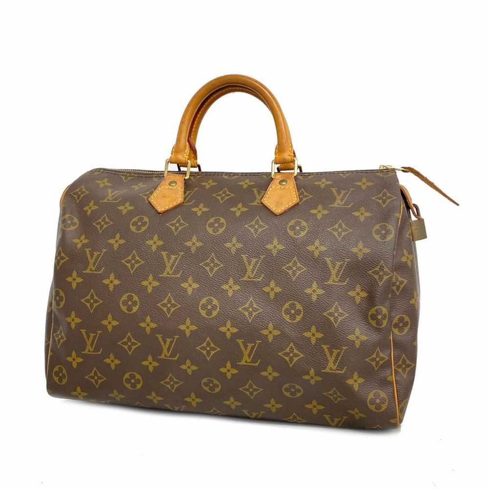 Louis Vuitton Speedy 35 Brown Canvas Handbag (Pre… - image 2