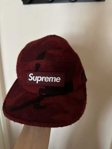 Supreme Red Camo Supreme Cap