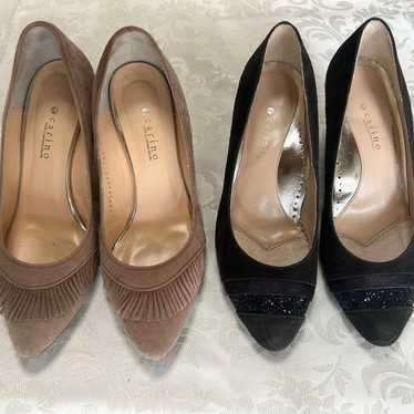 Mode Et Jacomo Carino Suede Pumps 2 pairs - image 1