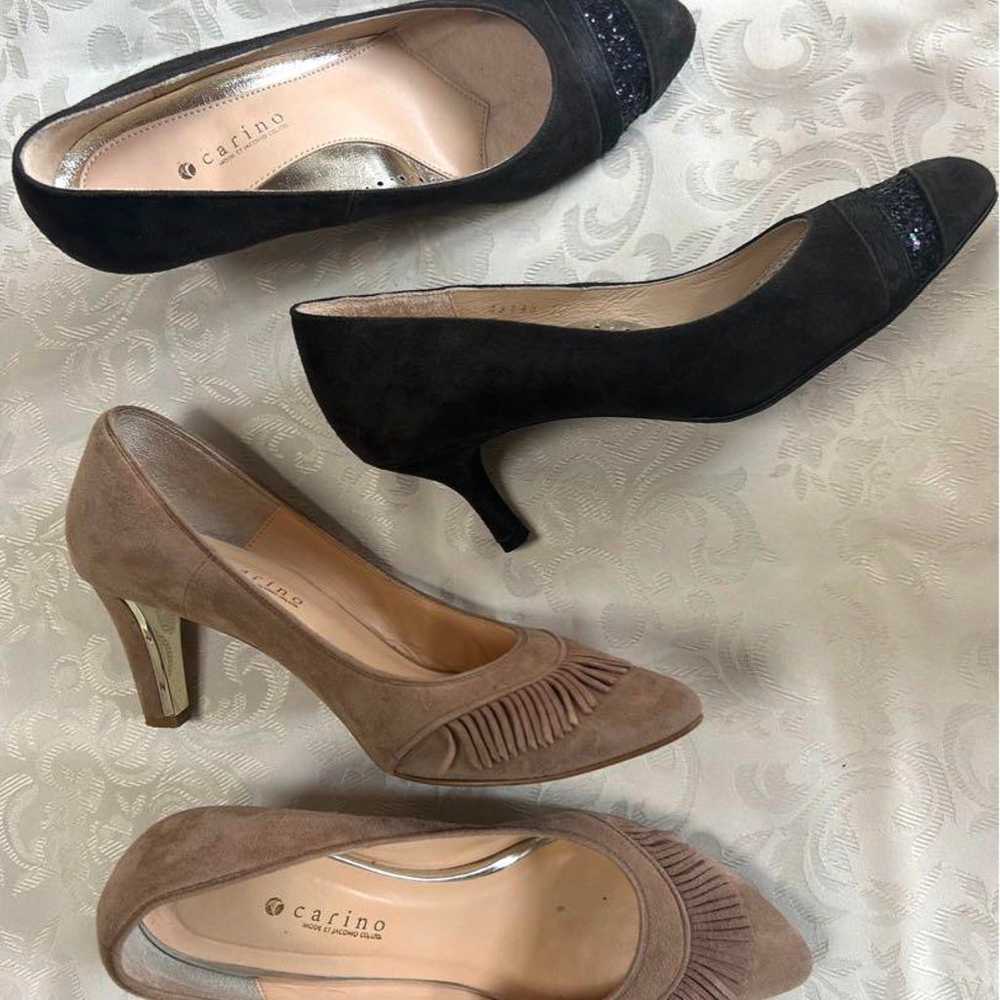 Mode Et Jacomo Carino Suede Pumps 2 pairs - image 2