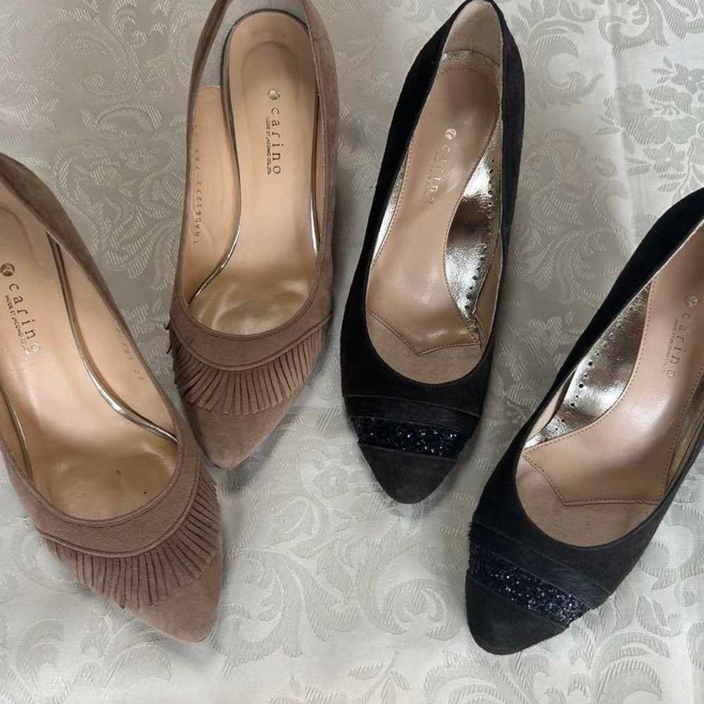 Mode Et Jacomo Carino Suede Pumps 2 pairs - image 3