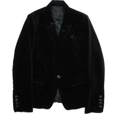 ジャケット UNDERCOVER FW24 Shawl blazer (UC2D13031 TCHARCOAL) FW14 Black Classic Shawl Collar Blazer – Backyardarchive