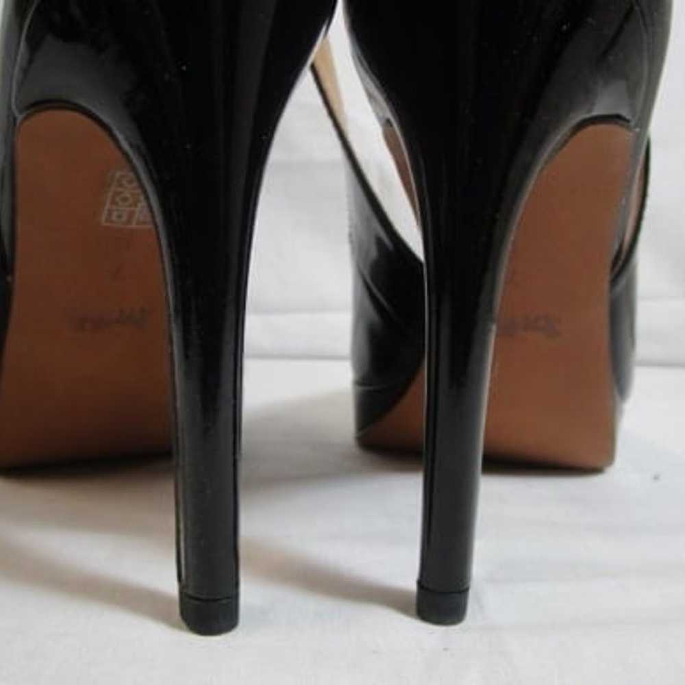 Pumps Authenticated Coach Abie Patent Black Size … - image 2