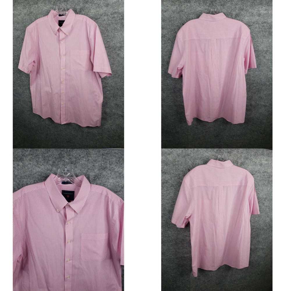 Pinko Saddlebred Button Down Shirt Pink White Che… - image 4