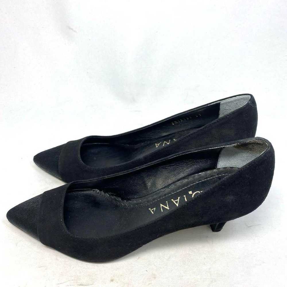 Diana pumps, suede x haircalf, black, size marked… - image 6