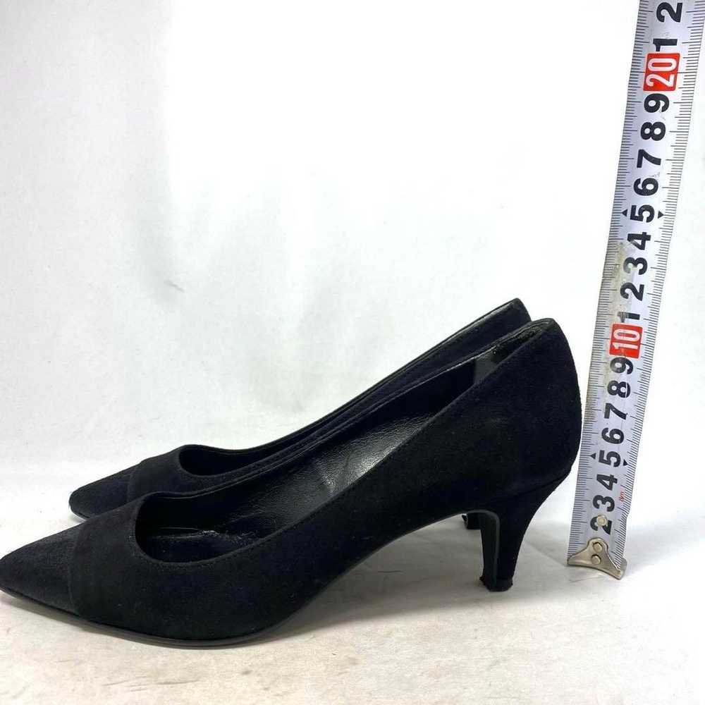 Diana pumps, suede x haircalf, black, size marked… - image 7