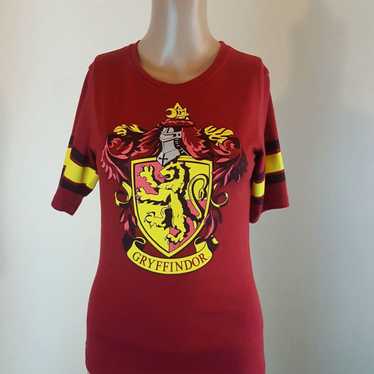 Vintage Harry Potter Women's Top Red Gyffindor Ba… - image 1