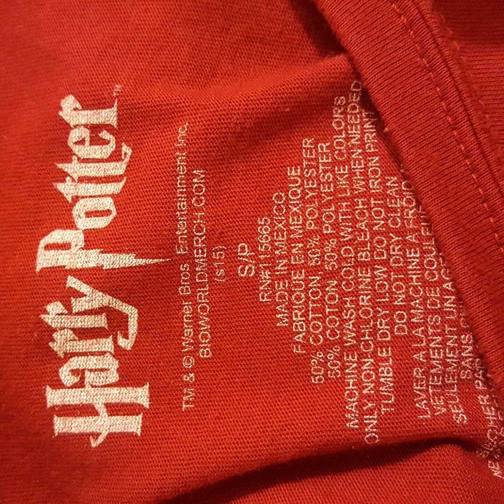 Vintage Harry Potter Women's Top Red Gyffindor Ba… - image 4