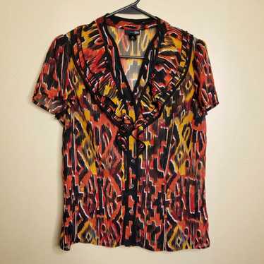 Vintage East 5th Blouse Top Button Front Women's … - image 1